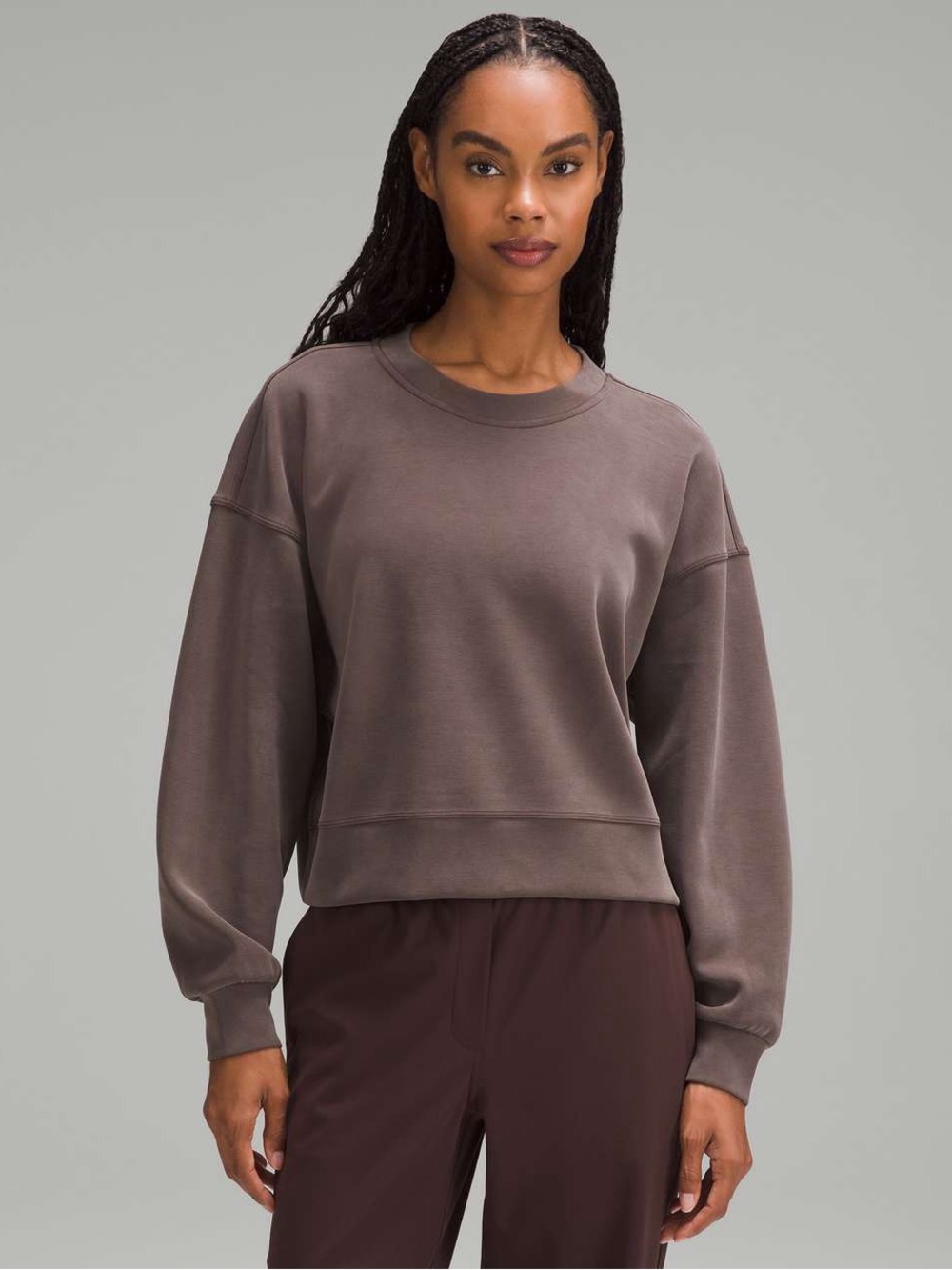 Lululemon softstream perfectly oversized cropped crew
